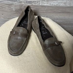 ATTILIO GIUSTI LEOMBRUNI  JENAH LEATHER LOAFERS